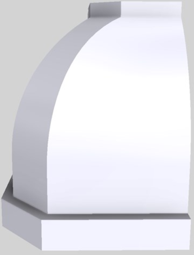 Vent-A-Hood® Designer Series 48" White Wall Mounted Range Hood-2