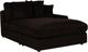 Coaster® Blaine 2-Piece Chocolate Brown Upholstered Reversible Chaise Sectional Sofa-4