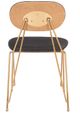 Zuo® Modern Georges Gold/Gray Dining Side Chair-3