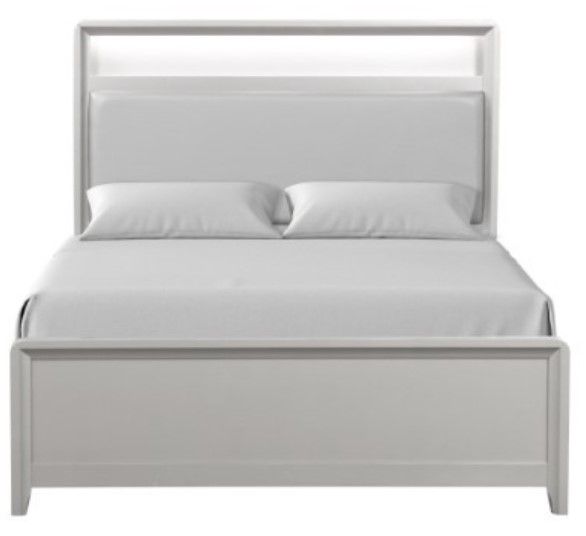 Furniture of America® Bryne Champagne Queen Bookcase Bed-0