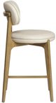 TOV Furniture Carnation Off-White Counter Stool -4