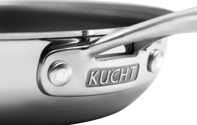 Kucht Professional Stainless Steel 2-Piece Honeycomb Non-Stick Pan Set-4