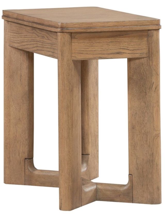 Liberty Furniture Ballentine Weathered Bronze Chairside Table-0