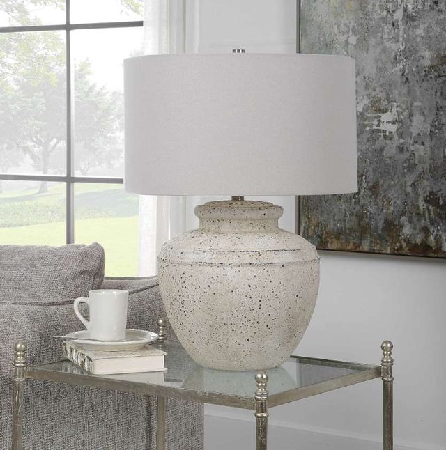 Uttermost® Artifact Aged Stone Table Lamp-1