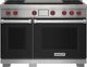Wolf® 48" Black Pro Style Dual Fuel Range-0