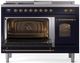 Ilve® Nostalgie II Series 48" Midnight Blue Pro Style Dual Fuel Range-2