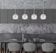 Cal® Lighting & Accessories Ithaca Brushed Steel/Crack Mini Pendant-2