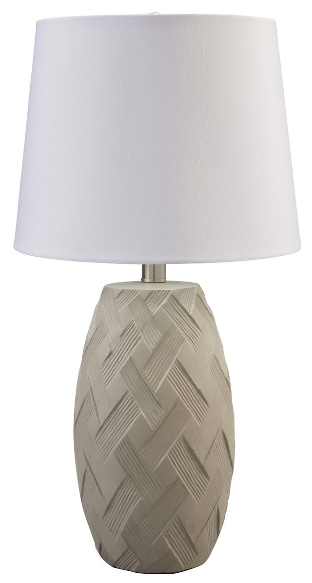 Signature Design by Ashley® Tamner Taupe Table Lamp-0