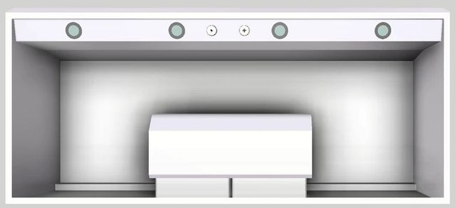 Vent-A-Hood® 54" White Wall Hood-2