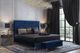 TOV Furniture Delilah Navy Textured Velvet Bench-4