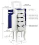 Powell® Whitney White Jewelry Armoire-3