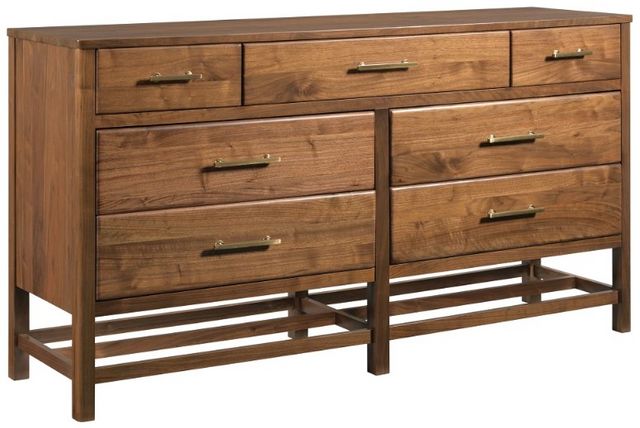 Kincaid® Monogram Walnut Wonderland Walnut 7-Drawer Dresser-0