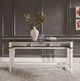 Liberty Furniture Allyson Park Charcoal Console Bar Table with Wirebrushed White Base-1