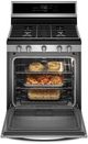 Whirlpool® 30" Fingerprint Resistant Stainless Steel Freestanding Gas Range-3