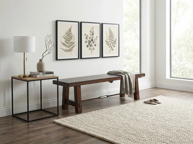 Sunny Designs™ Tuscany  Vintage Mocha Bench with Turnbuckle-1