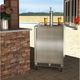 Marvel 5.7 Cu. Ft..Ft. Stainless Steel Outdoor Mobile Kegerator-1