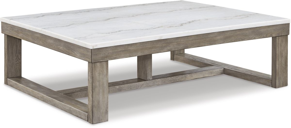 Loyaska Coffee Table - Brown/Ivory Loyaska Coffee Table - Brown/Ivory