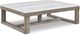 Signature Design by Ashley® Loyaska Ivory Coffee Table with Brown Base -0