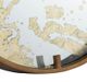 A & B Home Gold Minimalist Mirrored Clock-3