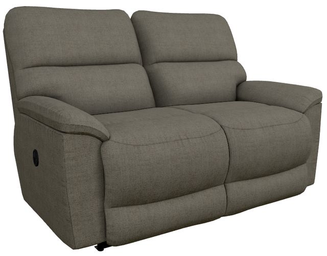 La-Z-Boy® Brooks Gray Manual Reclining Loveseat-0