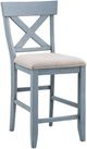 Coast2Coast Home™ Belsey 2-Piece Blue Counter Stool Set-0