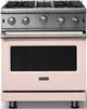 Viking® 5 Series 30" Blush Natural Pro Style Gas Range-0