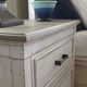 Bassett® Furniture Bella Aged Whitestone Wood Top Nightstand-3