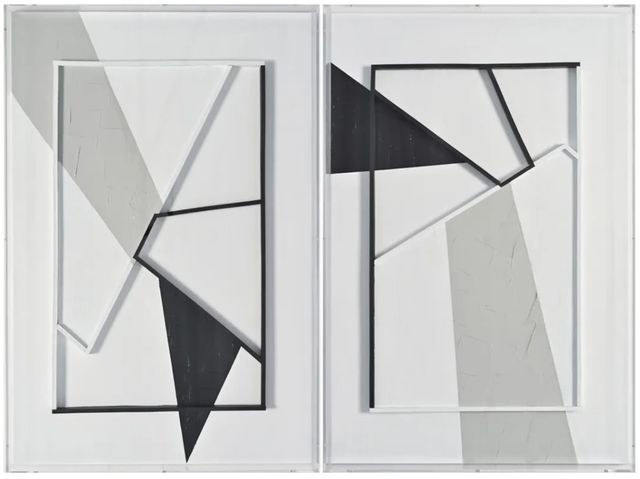 Crestview Collection Clemmons 2-Piece Wall Art Set-0