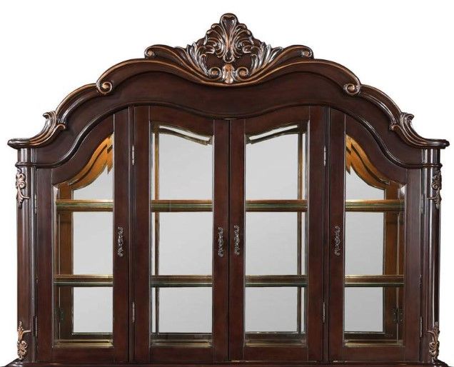New Classic® Home Furnishings Constantine Royal Classics Cherry China Cabinet and Buffet Set-3