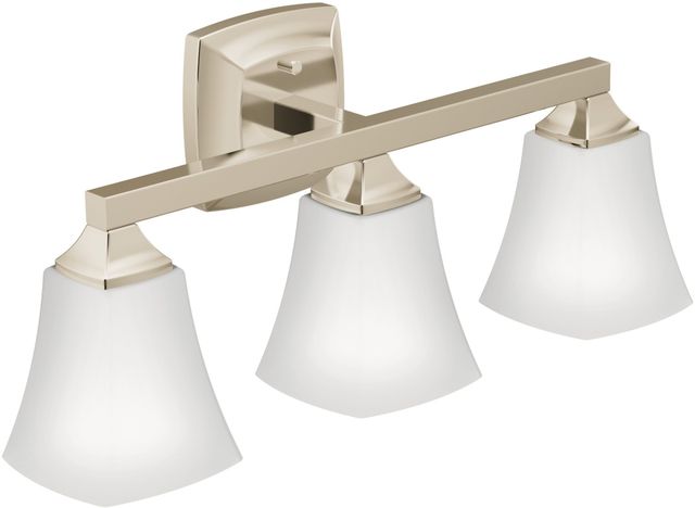 Moen® Voss™ Polished Nickel Three Globe Bath Light-0
