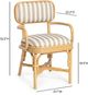 TOV Furniture Dorine Beige/Khaki/Natural Dining Arm Chair-2