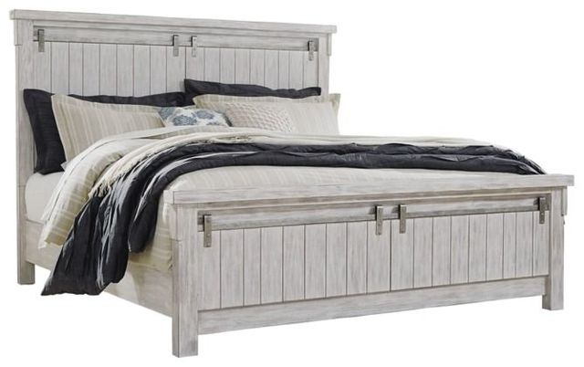 Signature Design by Ashley® Brashland White California King Panel Bed-0