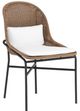 Four Hands Jericho Fabric/Metal/Woven Outdoor Dining Chair-0