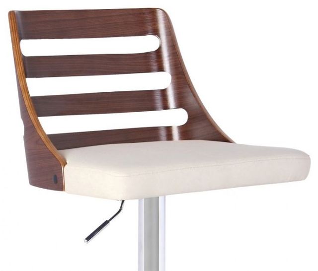 Armen Living Storm Cream Adjustable Stool-2