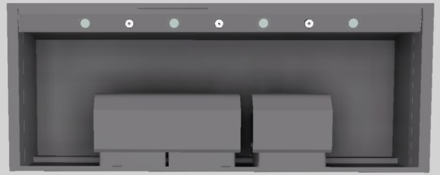 Vent-A-Hood® Designer Series 60" Gunsmoke Wall Mounted Range Hood-3