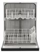 Whirlpool® 24" Black Front Control Built In Dishwasher-2
