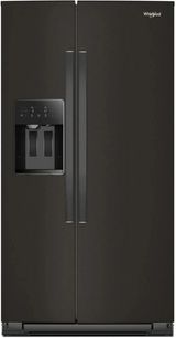 Whirlpool® 36 in. 28.7 Cu. Ft. Black Stainless Steel Side-by-Side Refrigerator