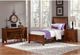 Vaughan-Bassett Bonanza Cherry Twin Sleigh Headboard-1