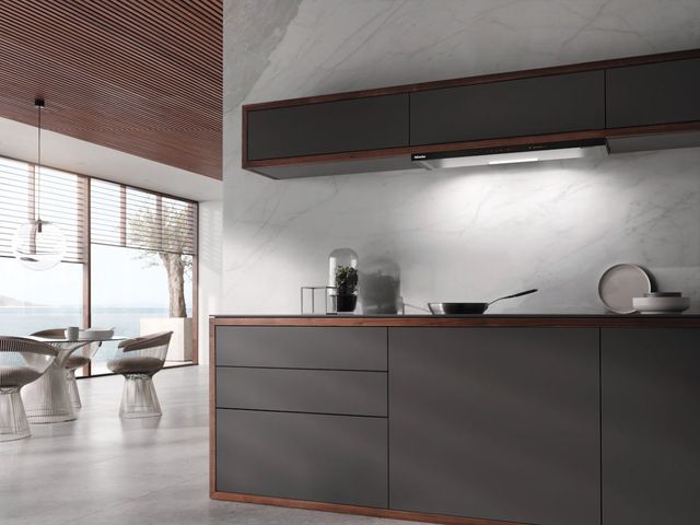 Miele 35" Stainless Steel Insert Range Hood -1