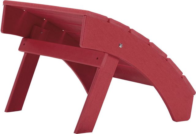 Signature Design by Ashley® Sundown Treasure Red Ottoman-1