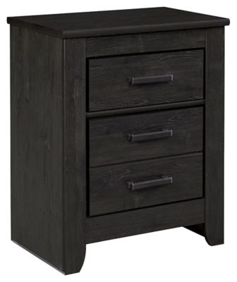 Signature Design by Ashley® Brinxton 4-Piece Charcoal King Panel Bed Set-3
