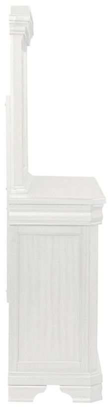 New Classic® Home Furnishings Lyndhurst Vintage White Dresser and Mirror-4