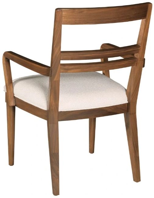Kincaid® Monogram Walnut Clubhouse Walnut/White Arm Chair-2