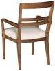 Kincaid® Monogram Walnut Clubhouse Walnut/White Arm Chair-2
