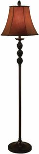 Crestview Collection Pinecone Brown Floor Lamp-0
