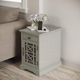 Jofran Inc. Craftsman Earl Gray Power Chairside Table-1