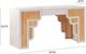 TOV Furniture Suzie Cream 62" Executive Desk with Drawer-2