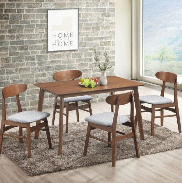 New Classic® Home Furnishings Morocco Walnut Brown Rectangular Dining Table-1