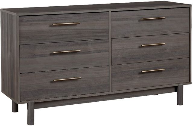 Signature Design by Ashley® Brymont 4-Piece Dark Gray Full Panel Headboard Bed Set-2