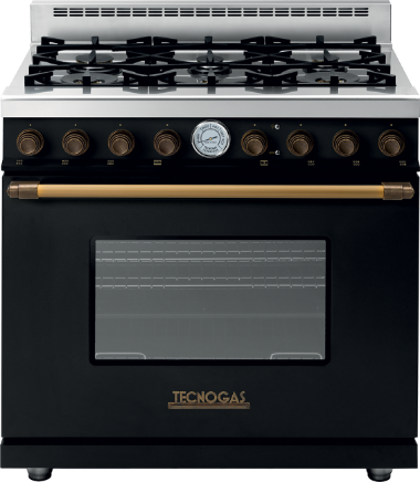 Black and brass oven hotsell